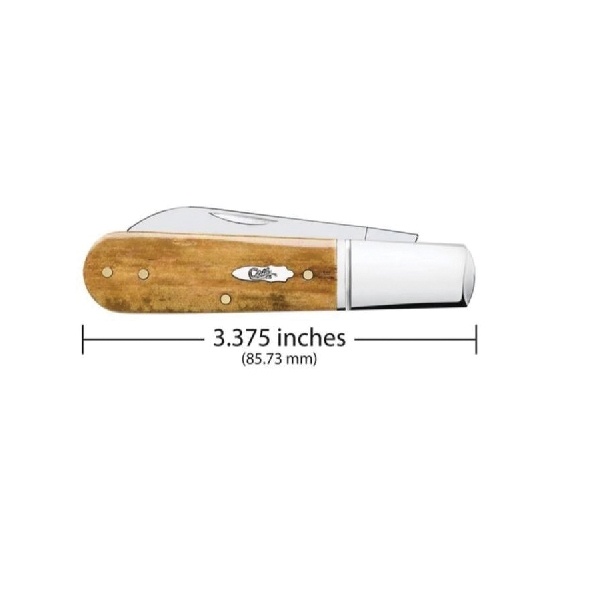 Case 58199 Barlow Knife, 2-1/2 in L Blade, Stainless Steel Blade, 1-Blade, Smooth Handle, Antique Handle
