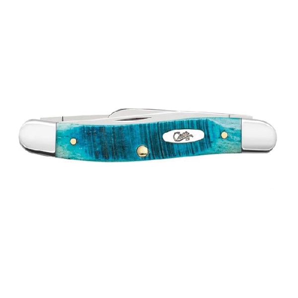 Case 25597 Medium Stockman Knife, Clip, Sheepfoot, Spey Blade, Mirror Polished Blade, 2.5, 1.9, 1.7 in L Blade, 3-Blade