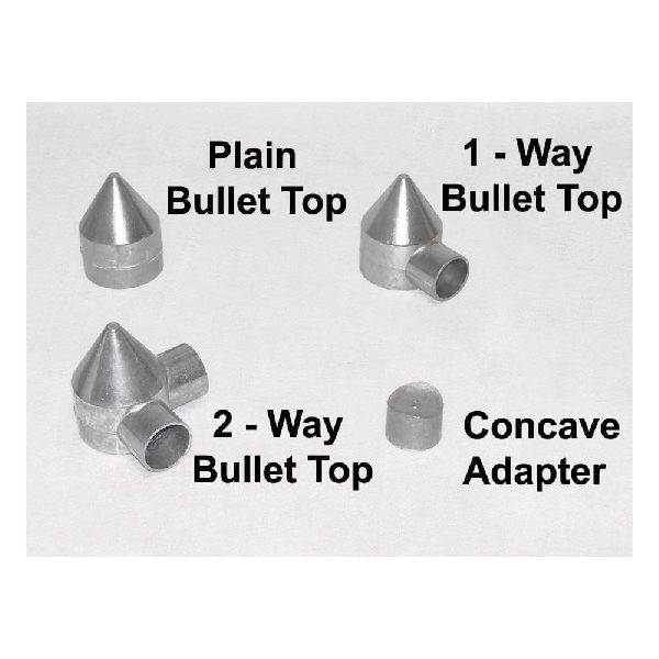 042234 Bullet Top, 2-Way, Aluminum