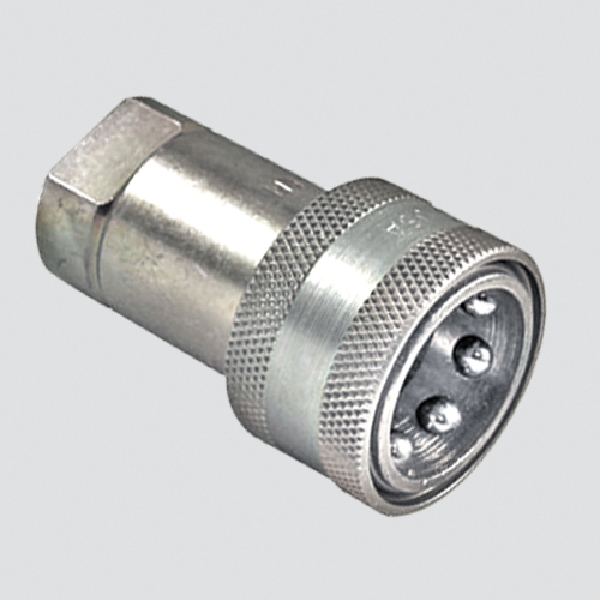 S25 Series 39041500 Hydraulic Quick Coupler, 1/2 in, Female Coupler x FNPT, 3000 psi Pressure, Steel