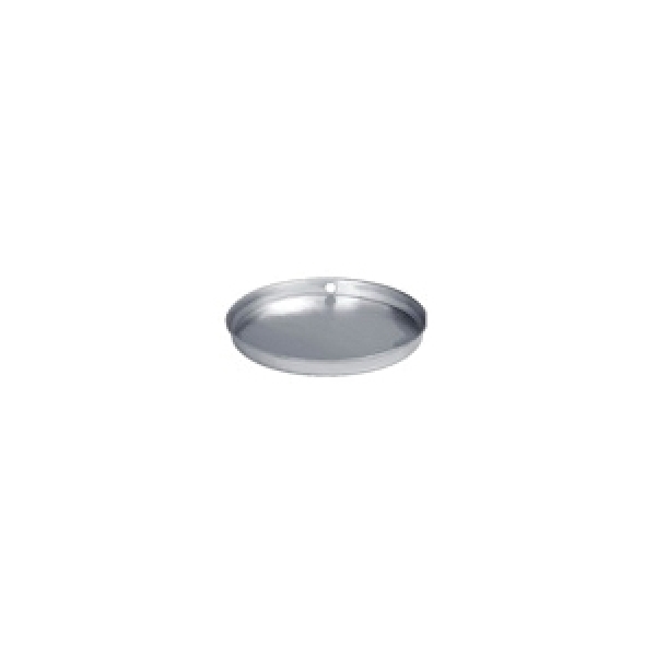 87030 Pre-Drilled Water Heater Pan, Aluminum, For: 1 in x 1-1/2 in PVC Drain Connection