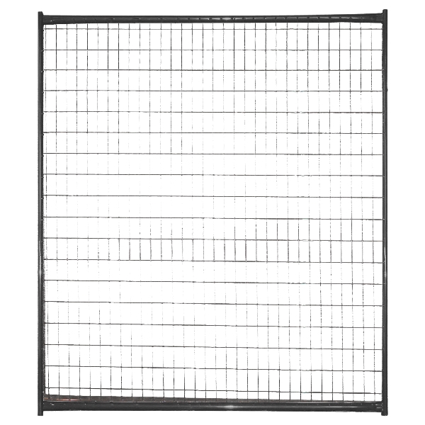 KP610GY Kennel Panel, Steel, Gray, Powder-Coated