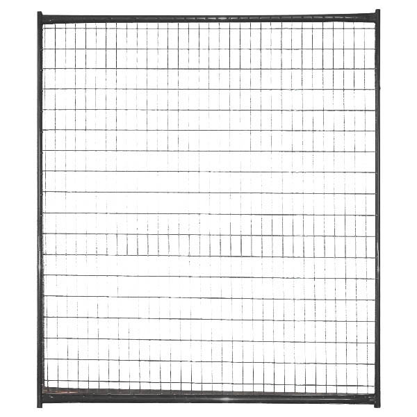 KP610GY Kennel Panel, 10 ft L x 6 ft H, Steel, Gray, Powder-Coated