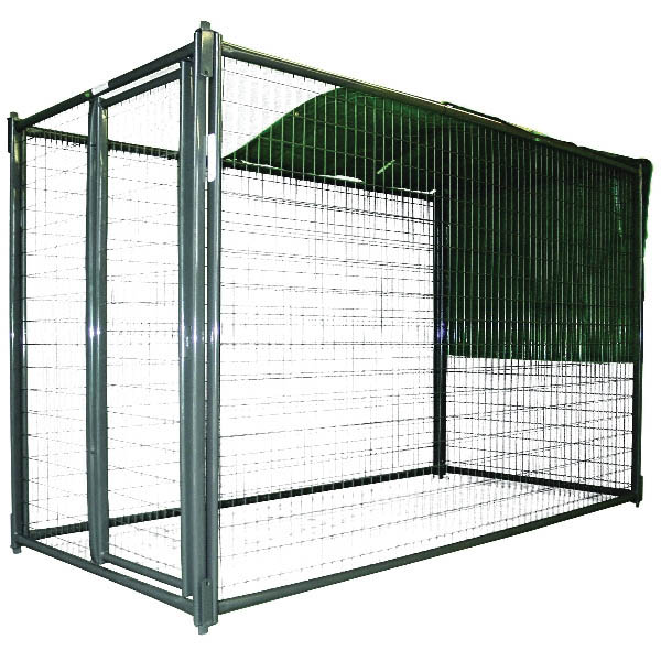 KB5GY Kennel Bow, 5 ft, Steel, Gray, Powder-Coated, For: Priefert Kennel Shade