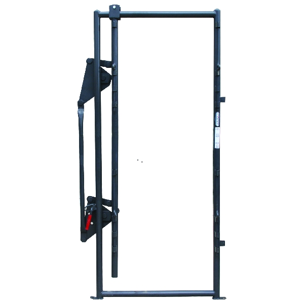 SAAFGY Alley Frame, Sheeted, Gray, Powder-Coated, For: Priefert Rough Stock Open and Sheeted Sweeps