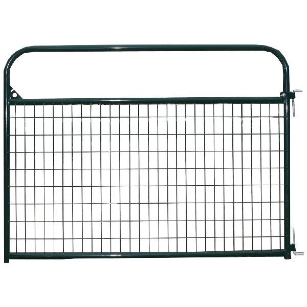 RWG06GN Wire-Filled Economy Gate, 6 ft W Gate, 50-1/2 in H Gate, 20 ga Frame Tube/Channel, 8 ga Mesh Wire