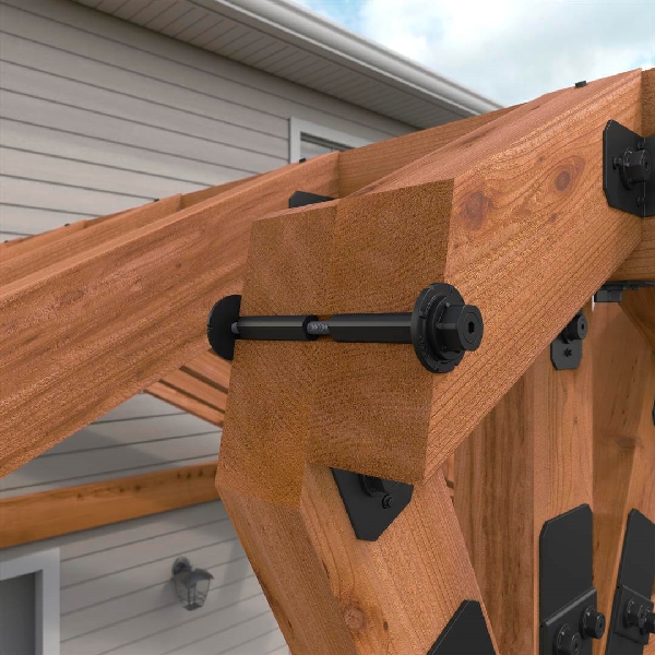 OWT 56651 Timber Bolt, 8 to 10 in OAL, Steel