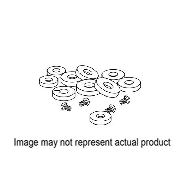 BrassCraft SC2190 Washer Assortment, Flat, Brass/Rubber, 20/PK