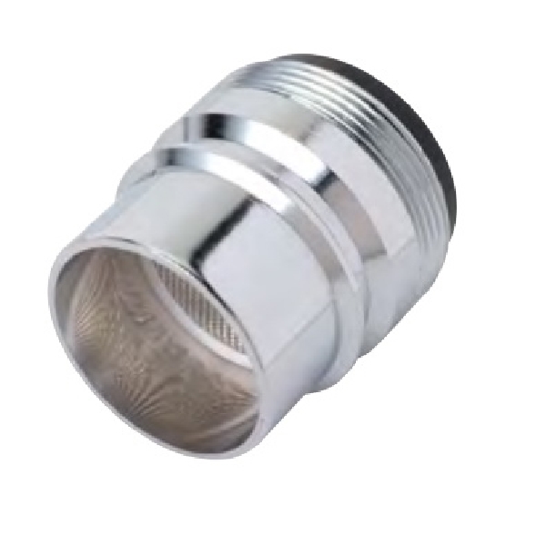 BrassCraft SF0060X Slotted Aerator Snap Nipple, 15/16-27 x 55/64-27 Threaded, Brass, Chrome Plated, 2.2 gpm