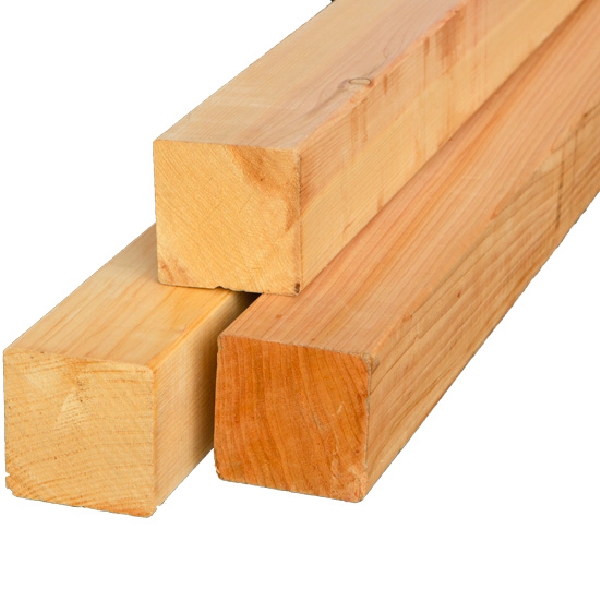 Wood Products 04x04x08.WRC.D&BTR-CL.S-GRN.S4S