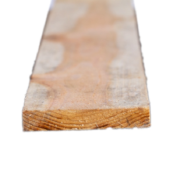 5/8 in x 3-1/2 in x 6 ft, Wood Products, Western Red Cedar, Quality, Rough Sawn Flat-Top Fence Picket - 3