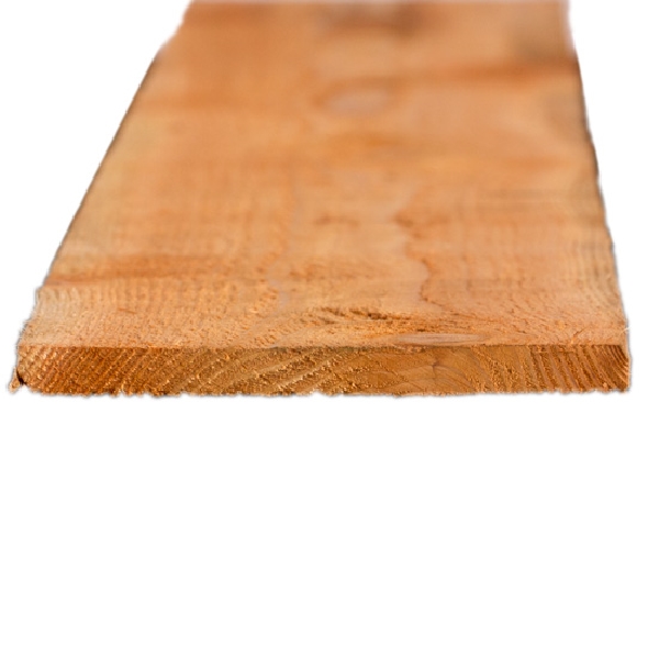 5/8 in x 5-1/2 in x 8 ft, Wood Products, Western Red Cedar, Quality, Rough Sawn Flat-Top - 2