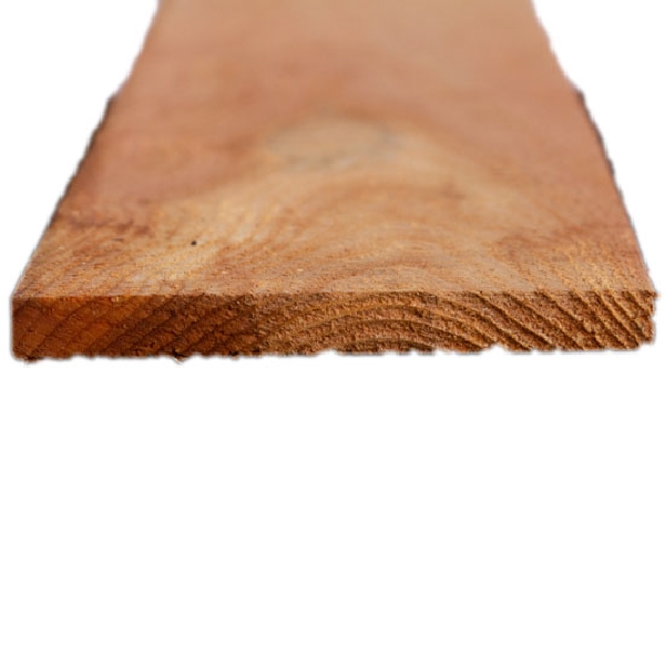 5/8 in x 7 1/4 in x 6 ft, Wood Products, Western Red Cedar, Quality, Rough Sawn Flat-Top - 3