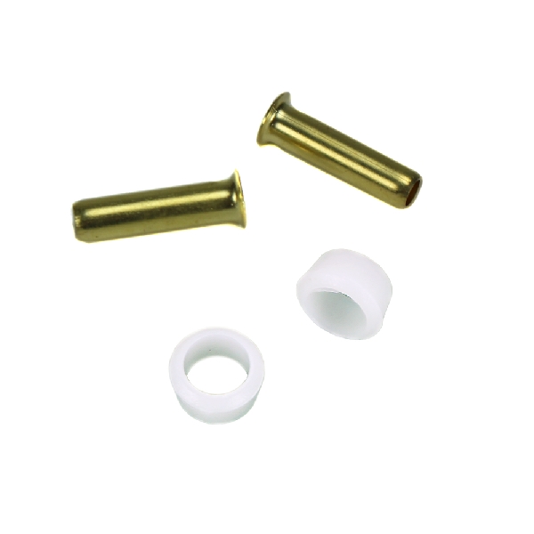 9512 Delrin Sleeve, 1/4 in, Brass