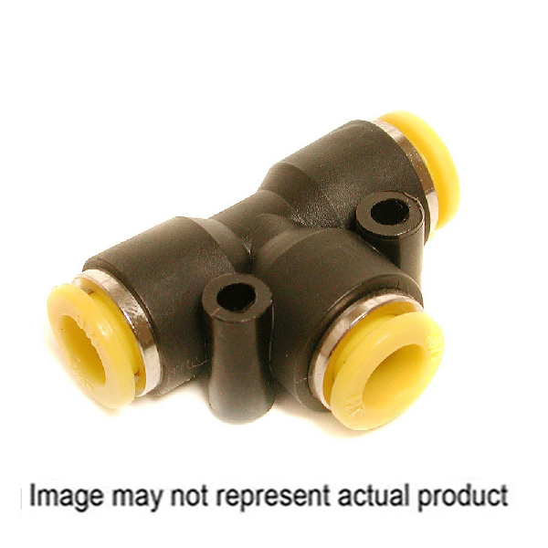 9539 Tube Union Tee, 1/4 x 1/4 x 1/4 in, Compression, Brass