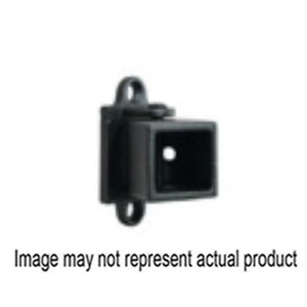 650048 Side Adjustable Collar Bracket, Iron, Gloss Black, For: Fortress FE26 Iron Railing