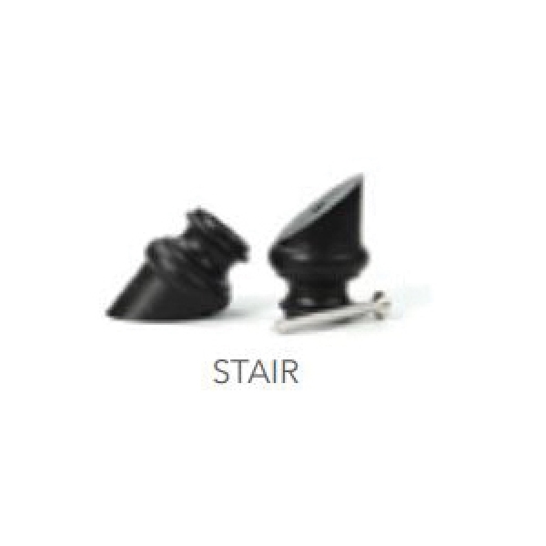 659960 Round Stair Shoe, Nylon, Black, For: Fortress Vintage Series Round Balusters