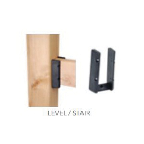 54500020 Rail Bracket, Nylon, Black