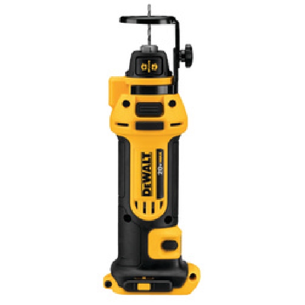DeWALT DCS551B Cut-Out Tool, Tool Only, 20 V, 1/4 in Chuck, Keyed Chuck, 26,000 rpm Speed, 1/8, 1/4 in Dia Collet - 1