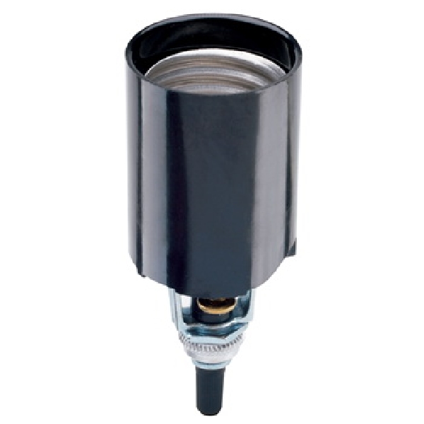 4155CC10 Lamp Holder, 250 V, 660 W, Phenolic Housing Material, Black
