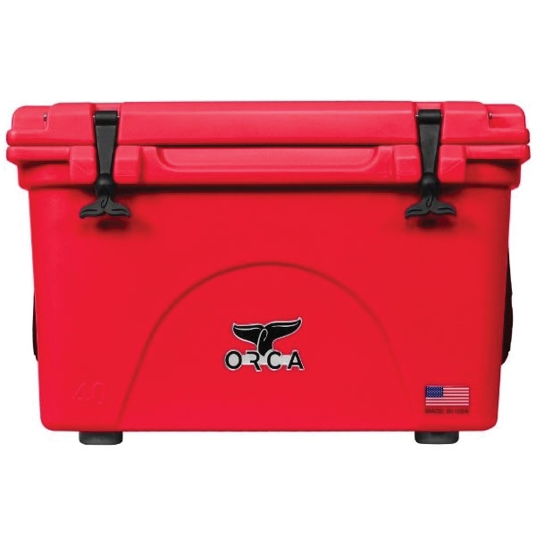 ORCRE040 Cooler, 40 qt Cooler, Red, Up to 10 days Ice Retention