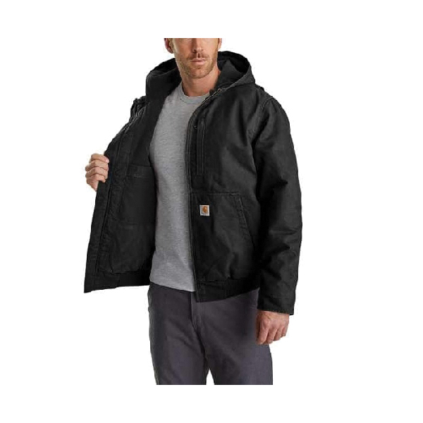 Carhartt Full Swing Series 103371-001REGXLA Active Jacket, XL, Black, Zipper Closure, Regular - 2