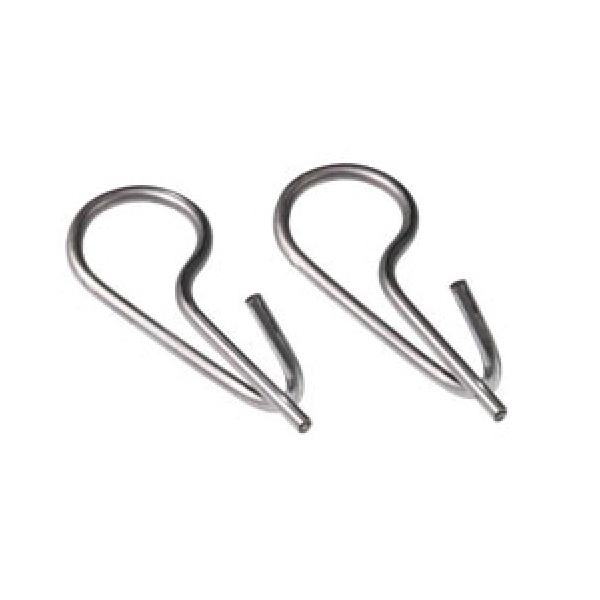 63932 Kwic Twist Clip, 5/32 in Dia Pin, 3-3/8 in OAL, Steel, Zinc