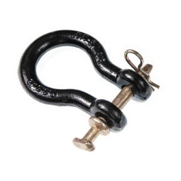 24014 Straight Clevis, 12,000 lb Working Load, 3-3/4 in L Usable, Zinc