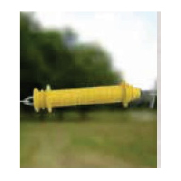 809925 Gate Handle, Rubber, Yellow, For: 1/2 in Politape, Poliwire, Polirope, Steel/Aluminum Wire