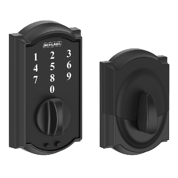 Be Series Electronic Deadbolt, Schlage, Matte, Residential, AAA Grade - 3