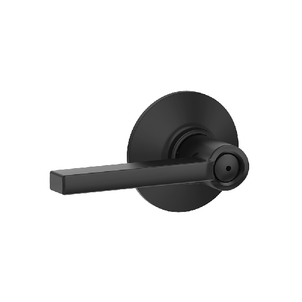 F Series F40 LAT 622 Privacy Lever, Matte Black, Brass/Zinc, Residential, Reversible Hand, AAA Grade