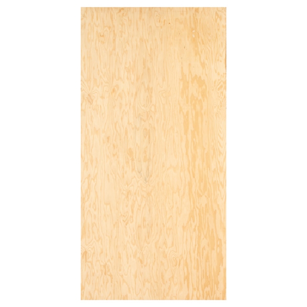1/2 in x 4 ft x 8 ft, Surfaced on 1 Side, Wood Products, BC, Solid Core Underlayment - 2