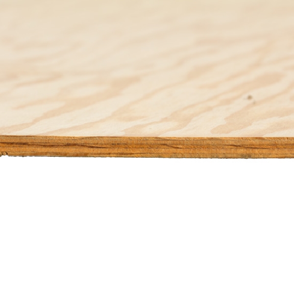 1/2 in x 4 ft x 8 ft, Surfaced on 1 Side, Wood Products, BC, Solid Core Underlayment - 3
