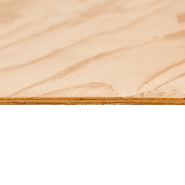 1/4 in x 4 ft x 8 ft, Surfaced on 1 Side, Wood Products, BC, Solid Core Underlayment - 3