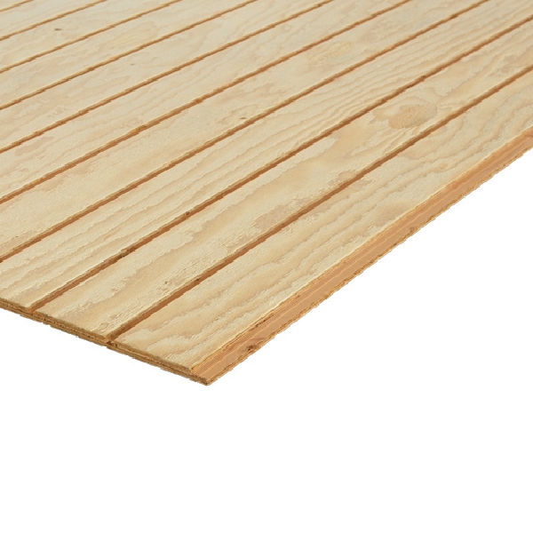 5/8 in x 4ft x 8ft T1-11 Plywood Siding Panel 4 in OC | W