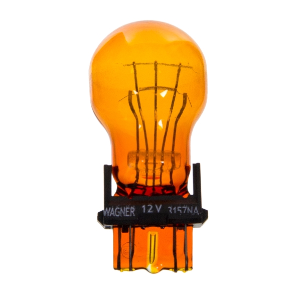 BP3157NA Standard Light Bulb, 12.80 V, 26.88 W, Miniature Wedge Base, Amber Light