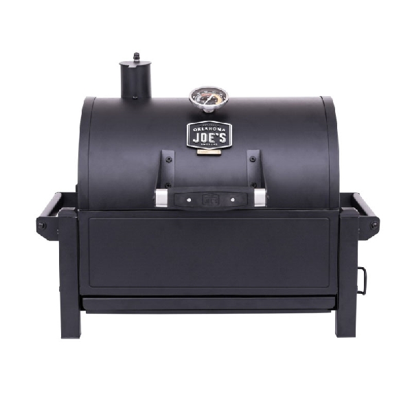 19402088 Rambler Tabletop Charcoal Grill, 218 sq-in Primary Cooking Surface, Black, Steel Body