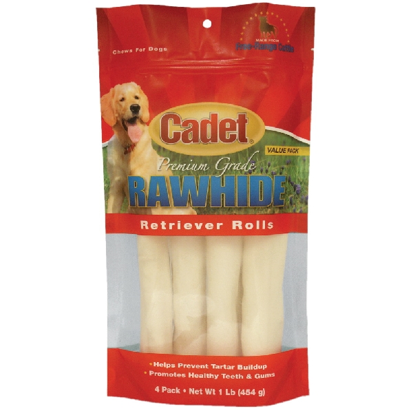 Cadet 10004 Rawhide Retriever, Natural, 1 lb, Pack