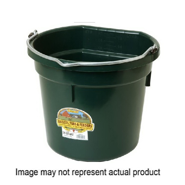 Little Giant P20FBLIME6 Bucket, 20 qt Volume, Plastic, Lime Green