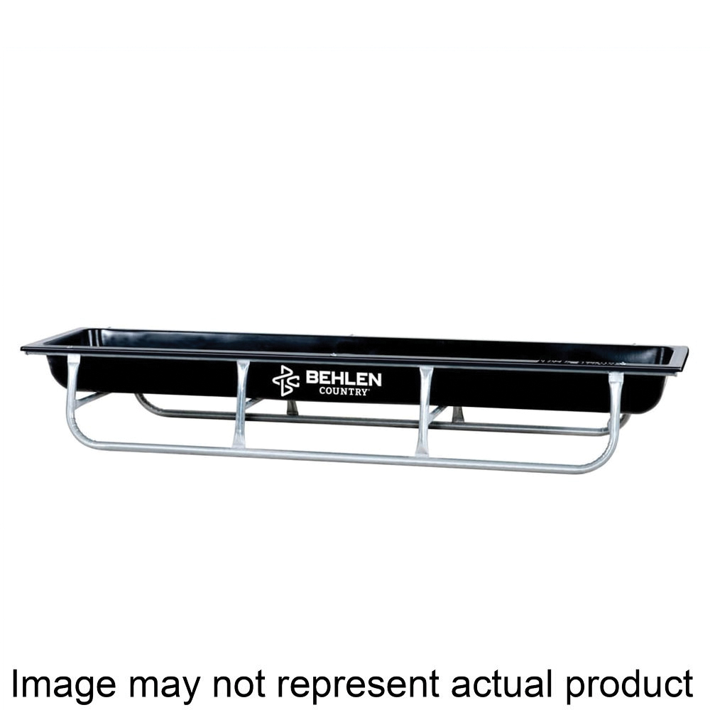 22121798 Feed Bunk, 12.5 cu-ft Volume, Steel, Galvanized, Silver/Black