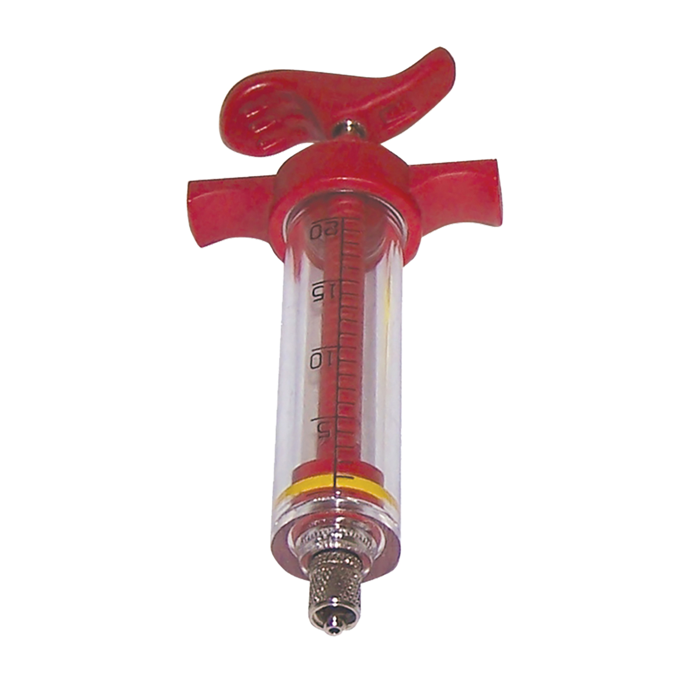 9812 Syringe, 20 cc, Nylon, Red