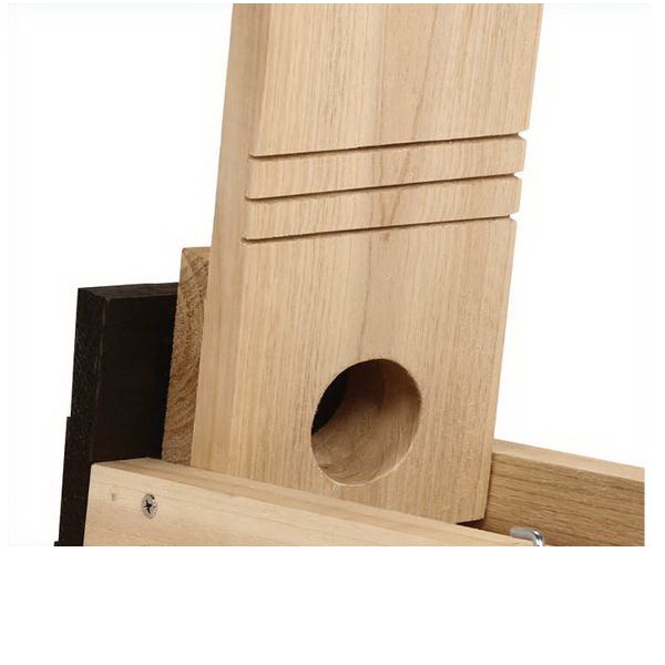 Nature's Way CWH3 Bluebird House, 5-1/2 in W, 8-1/8 in D, 12 in H, Cedar, Pole, Surface Mounting - 5