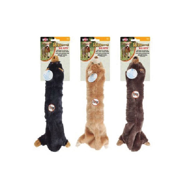 Big Bite 5647 Dog Toy, Bear, Assorted