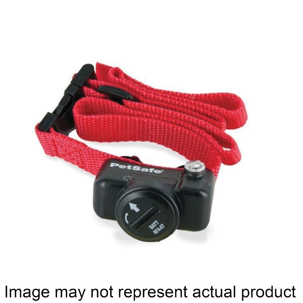 Deluxe UltraLight PUL-275 Receiver Collar, Battery, Plastic/Cotton, Black/Red