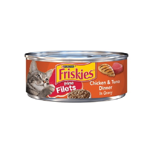 Prime Filets 10046 Cat Food, Chicken, Tuna Flavor, 5.5 oz Can