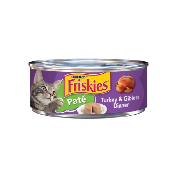Pate 42184 Cat Food, Giblets, Turkey Flavor, 5.5 oz Can
