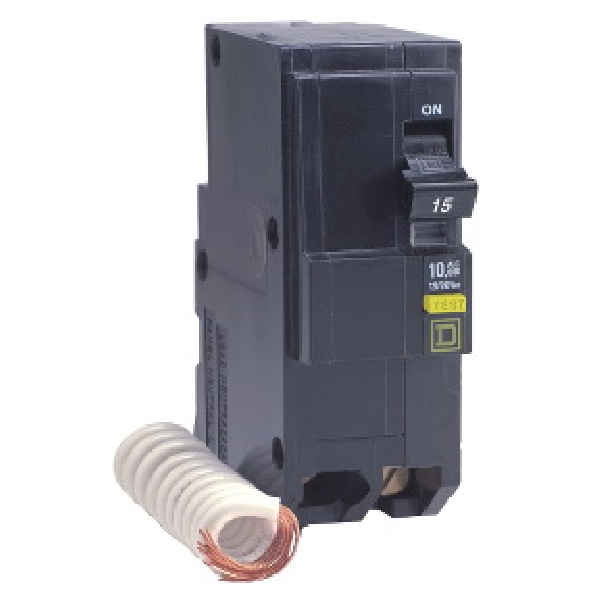 QO QO260GFICP Circuit Breaker, Mini, 60 A, 2 -Pole, 120/240 VAC, Plug Mounting