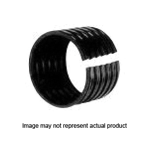 1265AA Split Pipe Coupling, 12 in, Barb x Slip-Joint, HDPE, Black