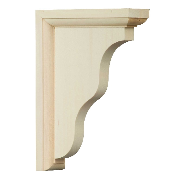 CB805 Spindle Bracket, 7 in L, 1-1/2 in W, Basswood