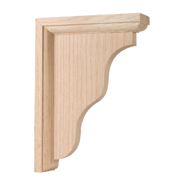 CB850 Spindle Bracket, 7 in L, Basswood